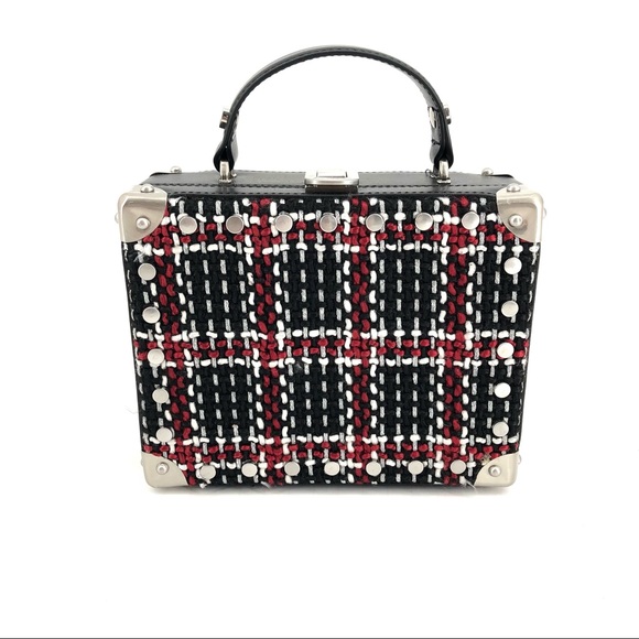 Sam Edelman Gracia Plaid Hardcase Crossbody Bag - Picture 3 of 12